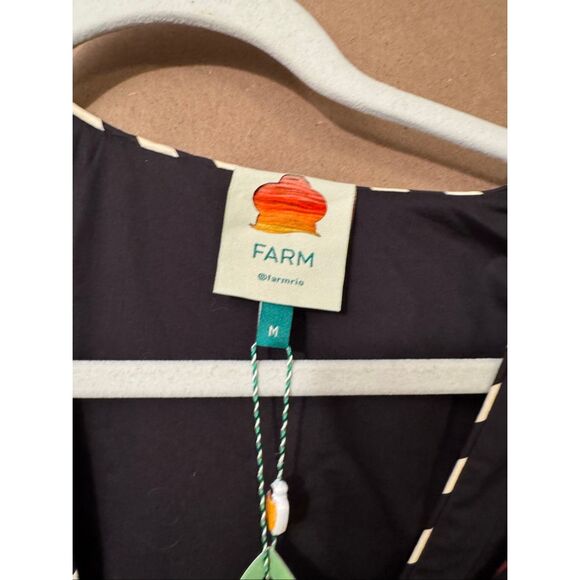 NWT Farm Rio Coconut Grove Puff Sleeve Maxi *note - Picture 3 of 16